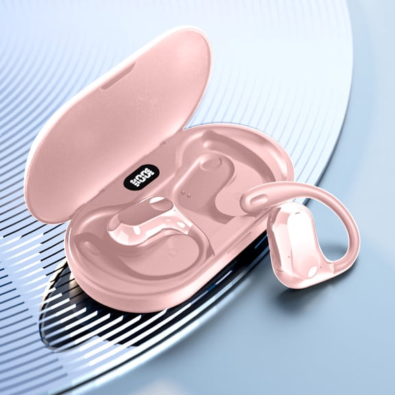 Wireless Earbuds Bluetooth 5.3, IPX5 Waterproof, 110mAh Earbuds, 1200mAh Charging Case, 8H Playtime, Caller Number Broadcast, LED Display, for Sports