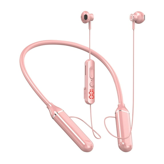 Wireless Earbuds Bluetooth 5.3 Light-Weight in Ear IPX5 Waterproof Headphones 2 Mic for AI Calls, Immersive Premium Sound Bass Headset with Charging Case, 32 Presets EQ Customization via App - Pink