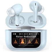Wireless Earbuds, Bluetooth 5.4 Ear Buds, ENC Noise Cancelling Headphones with 50H Playtime, Bass Stereo Sound, Compatible with iPhone Air/17/16/15/14/Android, 