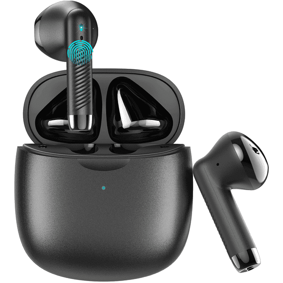 Wireless Earbuds, Bluetooth 5.4 Earbuds Stereo Bass, Bluetooth Headphones in Ear Noise Cancelling Mic, Sports Earphones IP7 Waterproof, 32H Playtime USB C Mini Charging Case Ear Buds for Android iOS