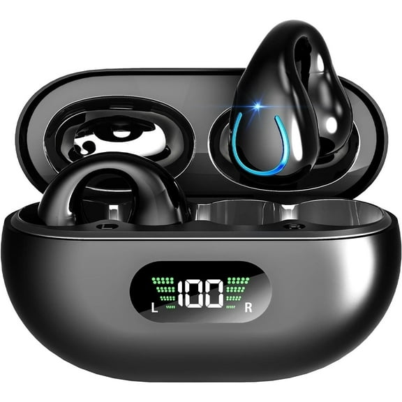 AI Translation Earbuds Real Time 144 Languages 60H Playtime Translator Ear Buds Audifonos Traductores Inglés Español Wireless Earphones Bluetooth Headphones for Android iOS Workout Gym Sports
