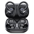 thumbnail image 1 of Wireless Earbuds, Bluetooth 5.4 Headphones Sport, over EarBuds with ENC Noise Cancelling Mic, 48H, Wireless Earphone with Earhooks, Stereo Deep Bass, IP7 Waterproof earbud for Workout Running, 1 of 8
