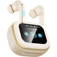 thumbnail image 1 of Wireless Earbuds, Bluetooth 5.4 Headphones, True ANC Active Noise Cancelling in Ear Buds with Smart Touchscreen Case, 60H Playtime for Sports & Working, Bass Stereo Sound for iPhone/Android-Black, 1 of 16