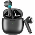 thumbnail image 1 of Wireless Earbuds with Noise Cancelling Mic Stereo Bass IP7 Waterproof Sports Earphones 32H Playtime USB-C Charging-Black, 1 of 7