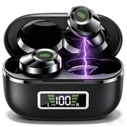 Wireless Earbuds, Bass Stereo Bluetooth Headphones Noise Cancelling Earphones