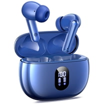 Wireless Earbuds Bluetooth 5.4, 65H Playtime, IPX7 Waterproof, AI Call Clear, Lightweight Fit for iPhone Android Sports