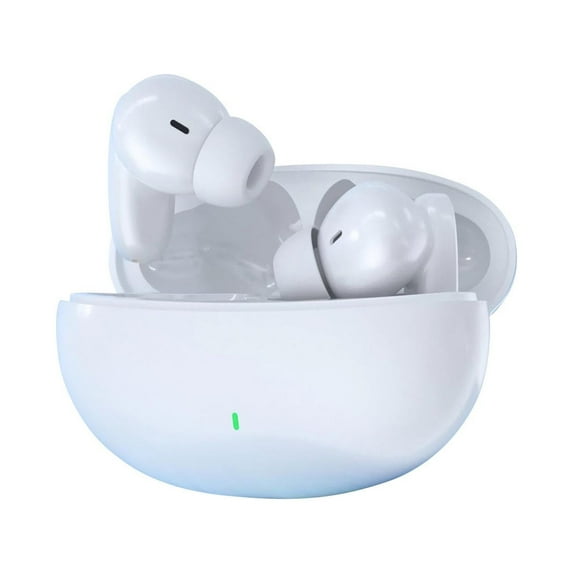 Wireless Earbuds, Bluetooth Earbuds Headphones Bass Stereo, IPX7 Waterproof Ear Buds with Mic LED Display, in Ear Earphones, 78H Playtime for Smartphone Laptop Pad Sports Workout,White