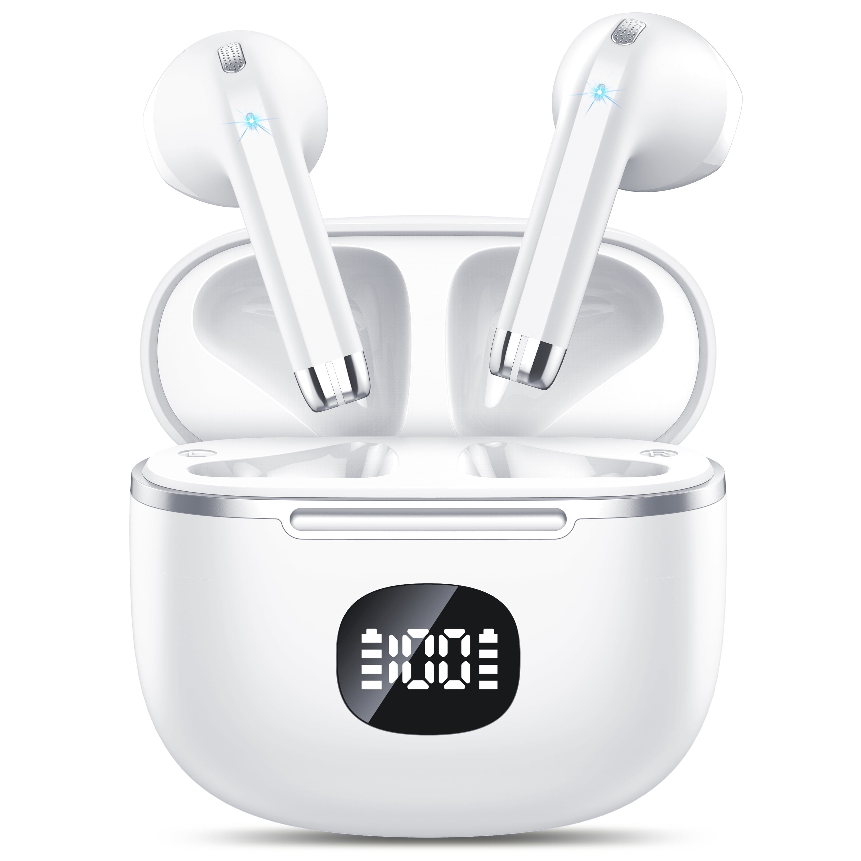 Wireless Earbuds with Bluetooth V5.4 and ENC Mics