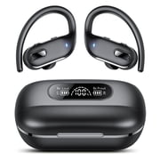 Wireless Earbuds, Bluetooth 5.4 Sport Headphones with Earhooks, 80Hrs Playtime, 3D HiFi Stereo, Noise Cancelling Mic, IP7 Waterproof Workout Earphones for Runni