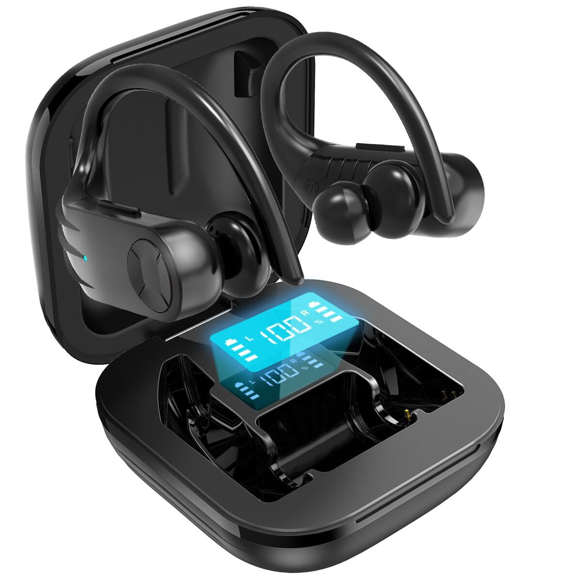 Wireless Earbuds Bluetooth Headphones 5.0 True Wireless Sport Earphones  Built-in Mic in Ear Running Headset with Earhooks Charging Case Compatible 