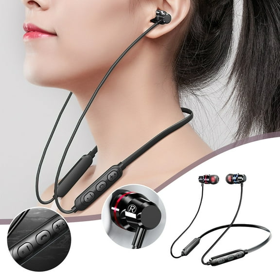 Wireless Earbuds, Bluetooth Headphones 5.3 HiFi Stereo, Wireless Earphones with ENC Noise Cancelling Mic, LED Digital Display in Ear Buds - Black