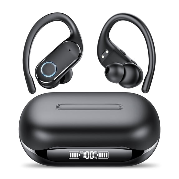 Wireless Earbuds Bluetooth Headphones 5.4-60Hrs Playtime with LED Charging Case, ENC Clear Call, 14.5mm Drivers Stereo Sound Wireless Headphones, IPX7 Waterproof Ear Buds for Workout/Gym/Running