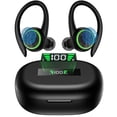 thumbnail image 1 of Wireless Earbuds with Ear Hooks,60H Playtime,LED Digital Display,Deep Bass Stereo Sound,Bluetooth 5.1,IPX7 Waterproof,Secure Fit Earbuds for Running, 1 of 7