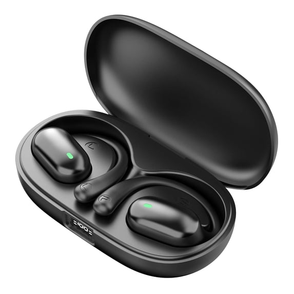 Wireless Earbuds Bluetooth Headphones 80hrs Playback Ear Buds Power Display with Noise Canceling Mic Headsets for Sports/Workout/Running(Black)