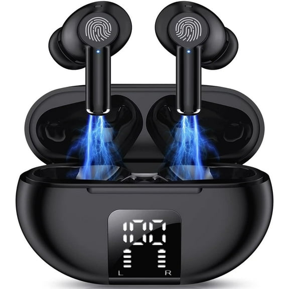 Wireless Earbuds Bluetooth Headphones with Charging Case IPX7 Waterproof