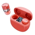 thumbnail image 1 of Wireless Earbuds Bluetooth Headphones, Bluetooth 5.3 Stereo over Ear Buds,Noise Cancelling Mic, IPX7 Waterproof Headset for Workout/Running - Red, 1 of 2