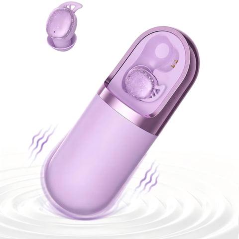 Wireless Earbuds, Bluetooth Headphones Earphones with Wireless Charging Case for Android iOS for TV Smart Phone Computer Laptop, purple