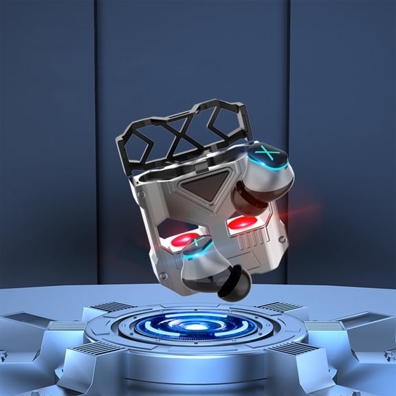 Wireless Earbuds Bluetooth Headphones K82 Running lamp Metal Titanium Alloy Noise Cancelling Gaming Headset,Ultra-long Life Noise Cancelling Earphones With Charging Case