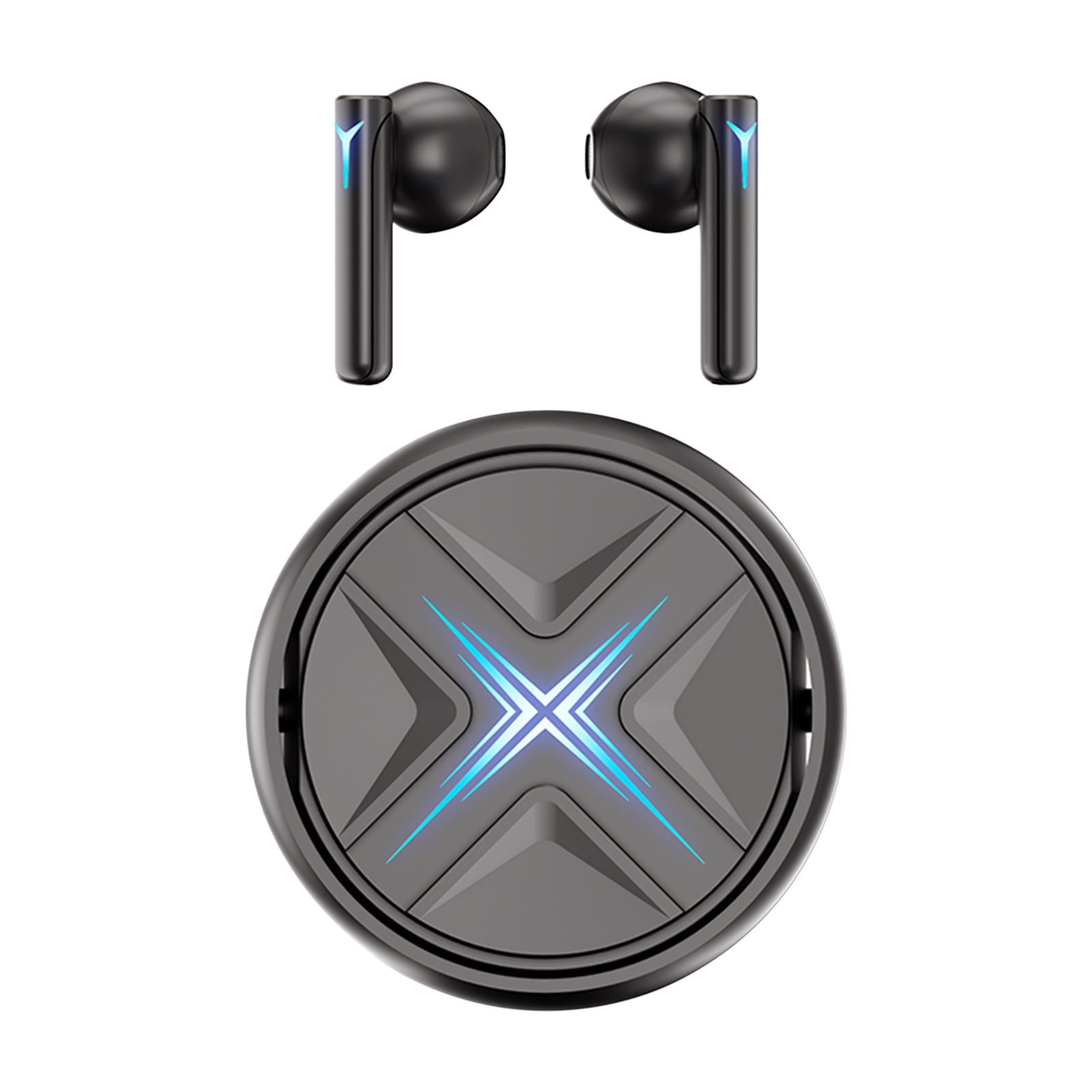 Wireless Earbuds Bluetooth Headphones Sport, Bluetooth Earbuds Stereo Ear Buds, Noise Cancelling Mic, IP7 Waterproof Headset for Workout/Running - A