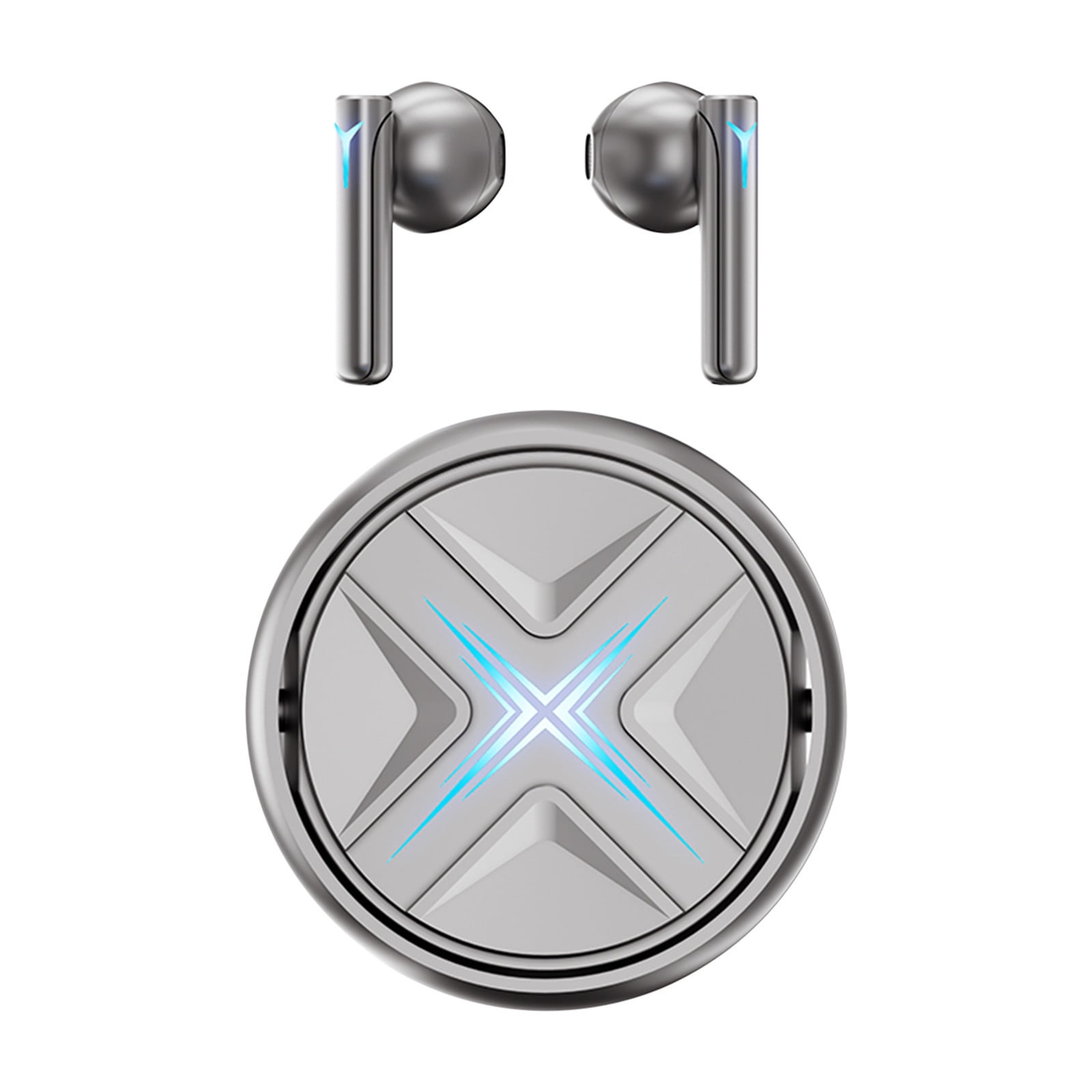 Wireless Earbuds Bluetooth Headphones Sport, Bluetooth Earbuds Stereo Ear Buds, Noise Cancelling Mic, IP7 Waterproof Headset for Workout/Running - D