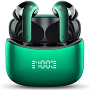 VEATOOL X15 Wireless Earbuds Bluetooth 5.3 Headphones,72H Hi-Fi Stereo Deep Bass Earphones with Noise Cancelling Mic IP7 Waterproof Sport Headset with LED Power Display for Laptop Pad Phones