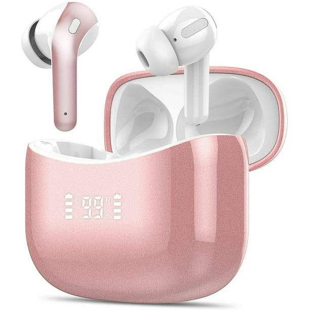 Wireless Earbuds, Bluetooth Headset with Microphone Touch Control