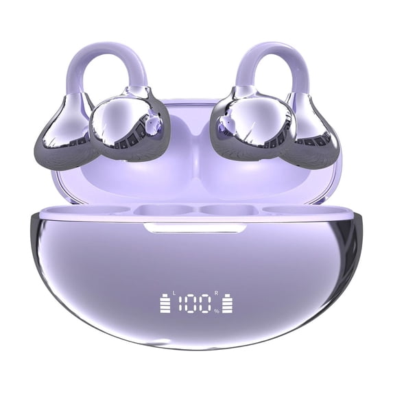 Wireless Earbuds, Bluetooth Noise Cancelling with Directional Audio, 80H Battery Life Ergonomic Fit, Multi-Language Translation Support for Travel and Clear Calls