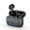 thumbnail image 1 of Wireless Earbuds, Bluetooth Stereo Earbuds, Touch Control Deep Bass Bluetooth Headphones, Volume Control/Bluetooth 5.0/ IPX7 Waterproof/Support Single &Twin Mode, for Work/Travel-Black, 1 of 7