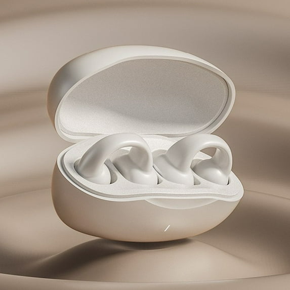 Wireless Earbuds Clip-On Ear Bluetooth Headset 9D Stereo Surround Sound Bluetooth Headset Headphones Ear Buds