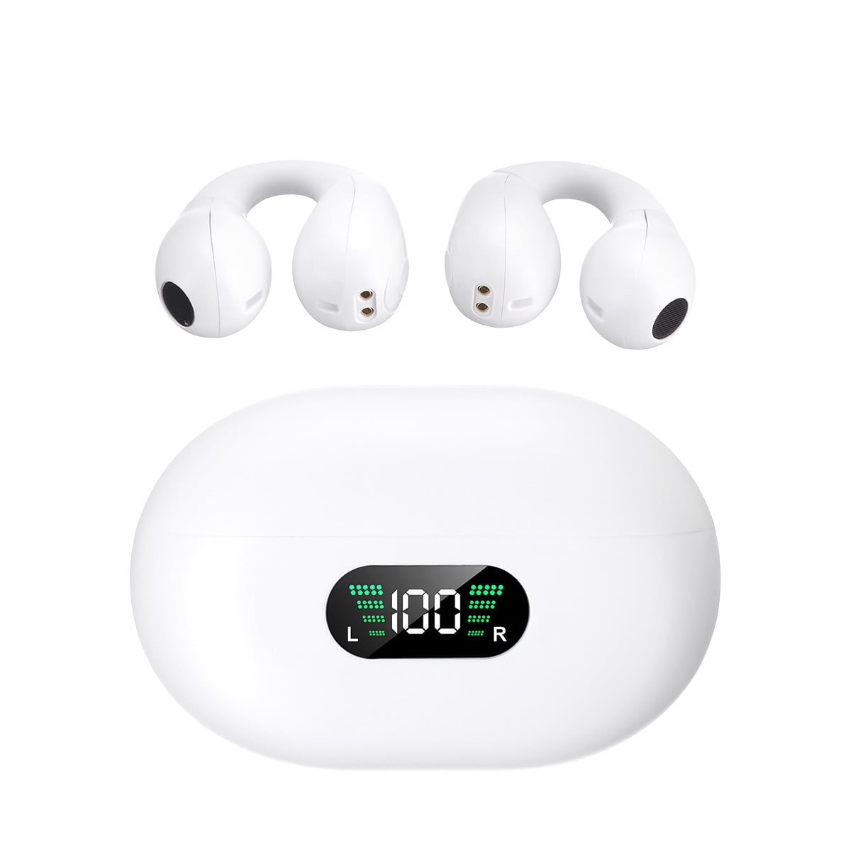 Wireless Earbuds Ear Clip Bone Conduction Bluetooth Headphones with