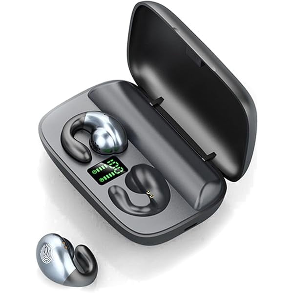 Open Ear Headphones Bluetooth Ear Buds 80Hrs Playtime Wireless Earbuds Earhooks Ipx7 Waterproof Touch Control Air Conduction Sport Headsets Bluetooth - View #10
