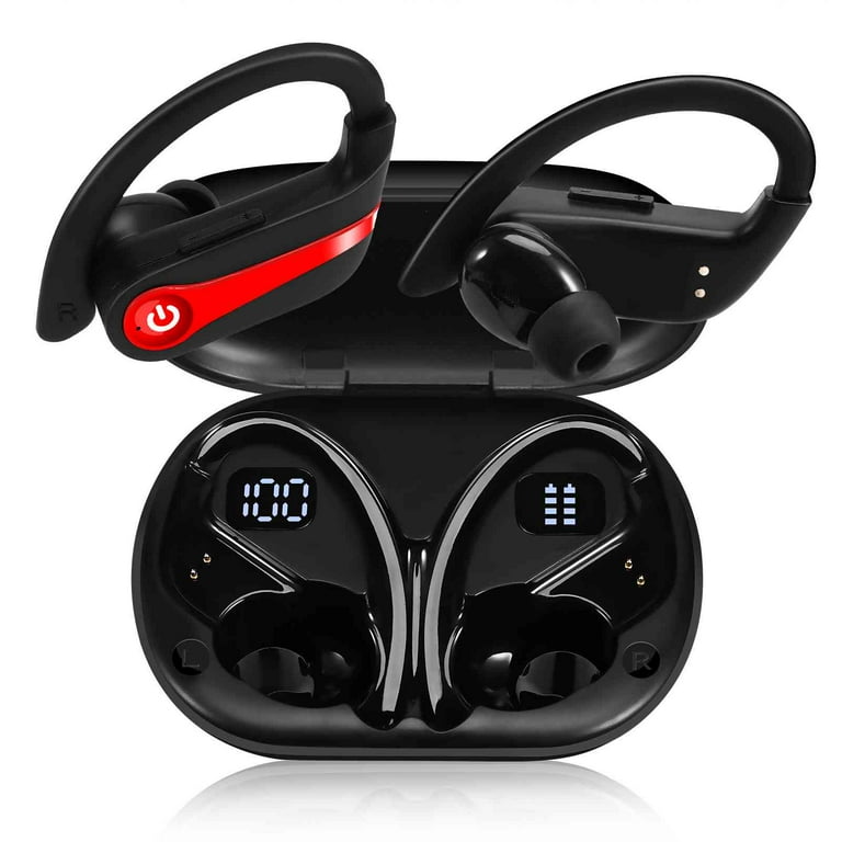 Wireless Earbuds For Realme X50m 5G with Immersive Sound True 5.0 Bluetooth Over The Ear Sports Headphones with 2000mAh Charging Case Stereo Calls