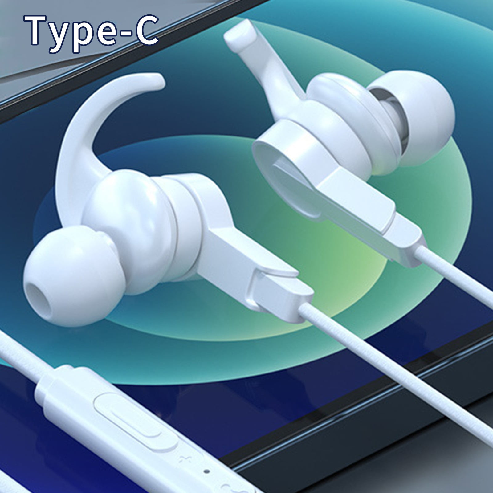 Wireless Earbuds Gaming Headset for Work at Home Haptic Headphones in Ear Headphones with Mic Work Headset with Microphone Game Headphones Hyper X Wireless Earbuds for Computer Laptop Call Center Walm...