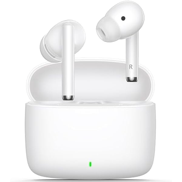 Wireless Earbuds for Google Pixel 8 9 Pro XL Fold 7 6 A, 5.3 Bluetooth Headphones Noise Canceling Ear Bud with Mic Touch Control HiFi Stereo for iPhone 16 15 Pro Max 14 Galaxy S24 Ultra S23 Fe Flip 6