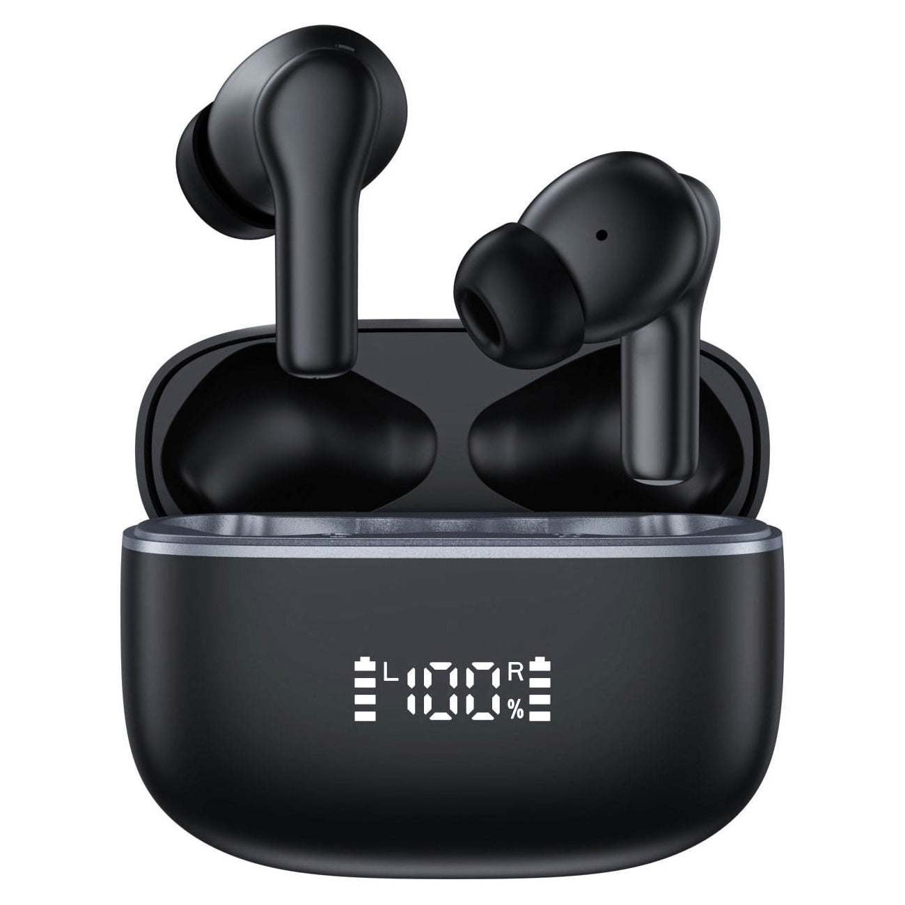 Wireless Earbuds, Gotomi Bluetooth Earbuds HiFi Stereo ANC Active Noise Cancelling Ear Buds ENC Clear Call In Ear Bluetooth Earphones 40Hrs Playtime