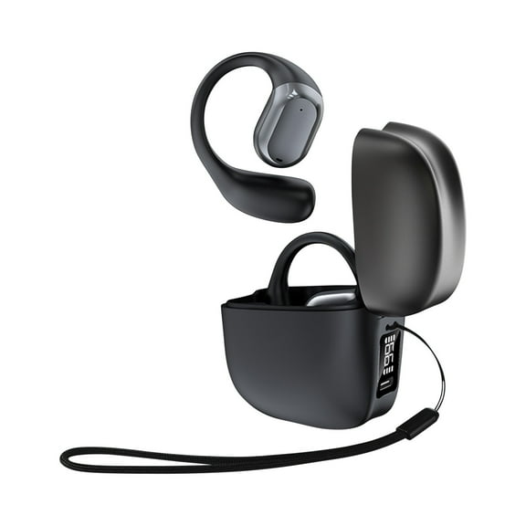 Wireless Earbuds Hwkond Bluetooth Headset New Super Long Battery Life Sports Mobile Phone Universal Wireless Headset OWS Non-in-ear Digital Display 25% Off