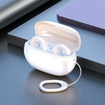 Wireless Earbuds, Hwkond Wireless Bluetooth Earphone Earclip With Built-in Battery For 50 Hours And Long Battery Life IPx6 Sports Wearable Earphones, White, Up to 60% Off