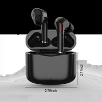 Wireless Earbuds, Hwkond Wireless Bluetooth Headphones With Charging Case,Fingerprint Control And Immersive Premium Sound Effect Smart Noise Reduction Earphones IPX5, Black, Up to 60% Off