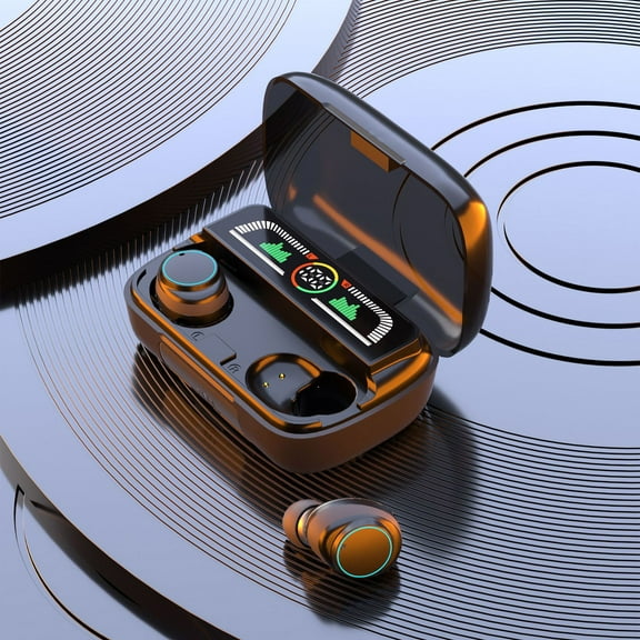 Wireless Earbuds Mini Ear Buds Bluetooth Headphones 5.3 Bluetooth Headsets Light-Weight Earphones With Microphone & Charging Case Display For TV Phone PC Laptop