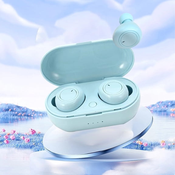 Wireless Earbuds (Mini In-Ear) - Bluetooth 5.0 Dual Stereo Sound, Macaron Colors & Sleek Design, Perfect for Daily Use & Commutes