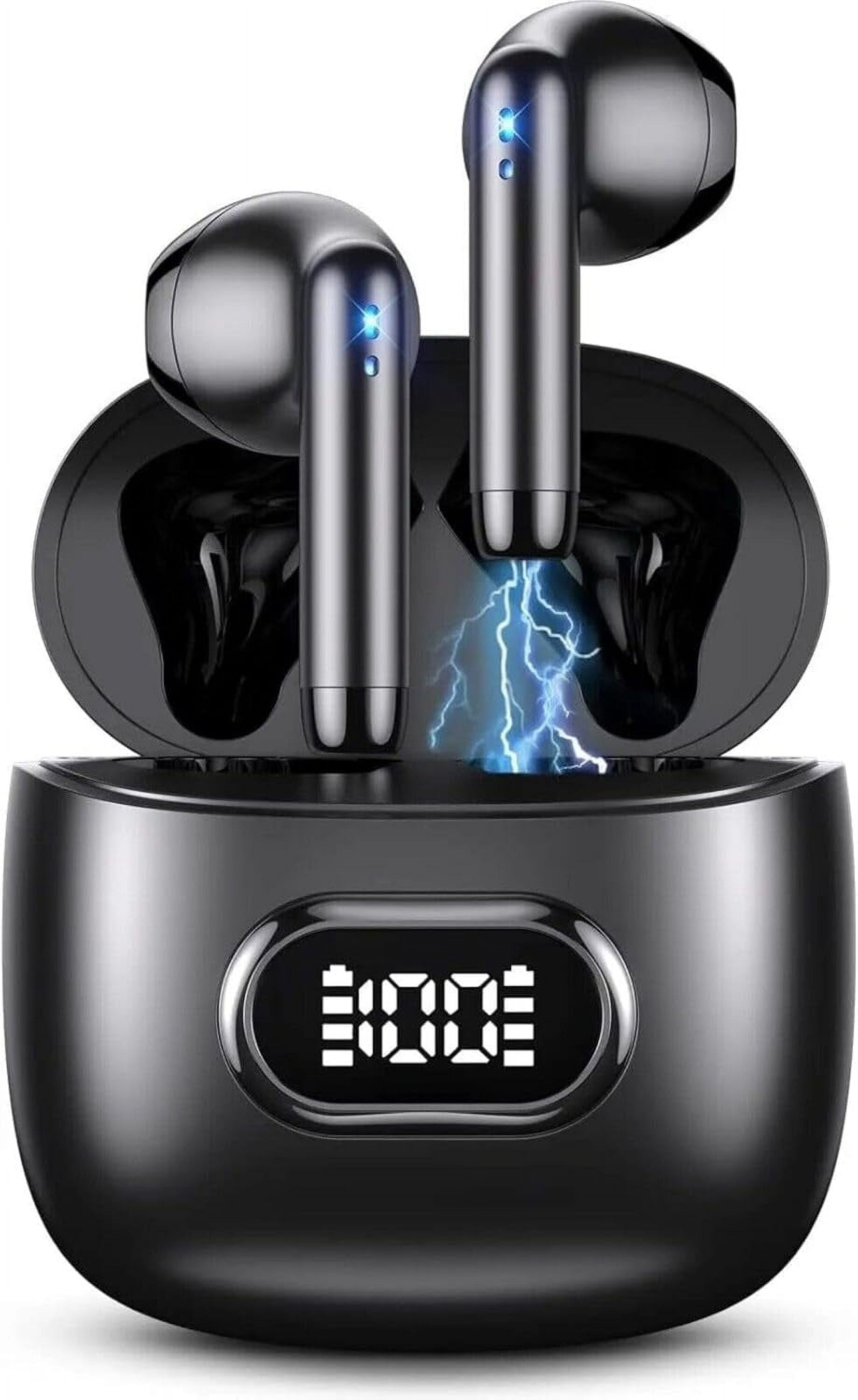 Wireless Earbuds for Motorola Moto G Stylus 5G (2024) - Bluetooth 5.3 LED Display Headphones Bass Stereo, in-Ear Noise Cancelling Mic, 40H Playback Mini Case IP7 Waterproof Sports Earphones