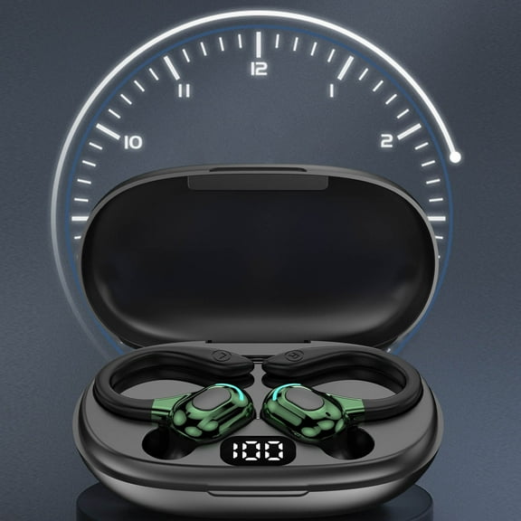 Wireless Earbuds P1 PRO, Earphones Wireless Bluetooth Headphones with Clear Call Mics Ear Buds, Comfortable Fit, IPX7 Waterproof Headset Long Battery Life, 30H Playtime for Sports Workout(Green)