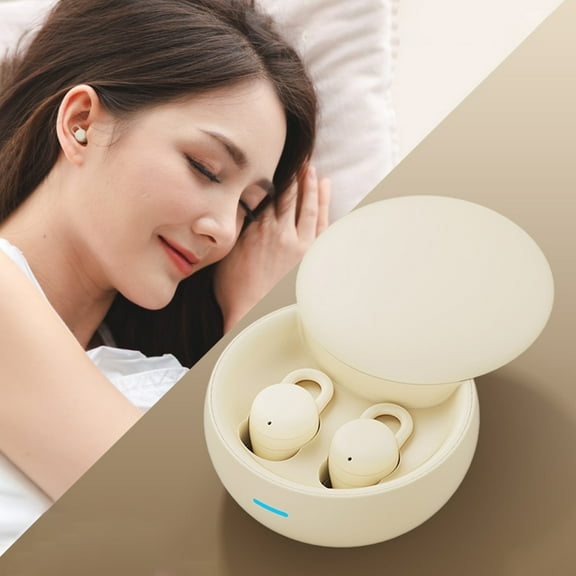 Wireless Earbuds P1 PRO, Earphones Wireless Bluetooth Headphones with Clear Call Mics Ear Buds, Comfortable Fit, IPX7 Waterproof Headset Long Battery Life, 30H Playtime for Sports Workout,Beige