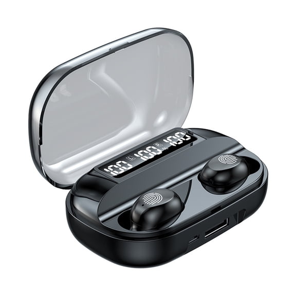Wireless Earbuds P1 PRO, Earphones Wireless Bluetooth Headphones with Clear Call Mics Ear Buds, Comfortable Fit, IPX7 Waterproof Headset Long Battery Life, 30H Playtime for Sports Workout,Black