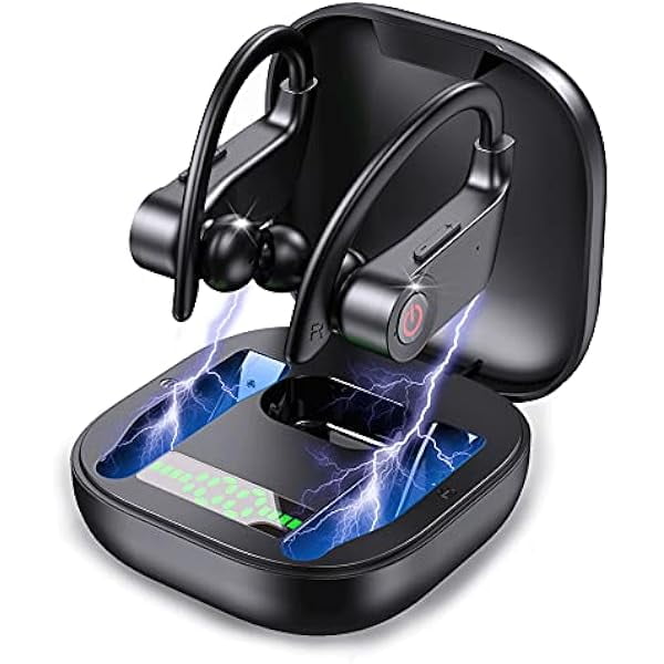 Wireless Earbuds Sport 5.1 Bluetooth Earbuds Sport-50 Hours TWS Totally Sports Wireless Headphone IPX7 Waterproof in-Ear Buds Bluetooth Headphones with Microphone for Running/Gym/Exercise