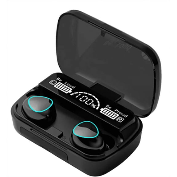 M10 Wireless Earbuds  TWS Bluetooth Headphones with Low Latency, Noise Cancellation, Hi-Fi Stereo, LED Display & IPX7 Waterproof Sport Design