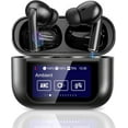 thumbnail image 1 of Wireless Earbuds - Touch Screen ANC Earbuds Hifi Sound Wireless Bluetooth 5.4 In Ear Headphones, Noise Canceling Earphones Multifunctional Ear Buds Headsets for Android IOS Gym Sports (White), 1 of 17