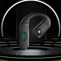 Wireless Earbuds, Wireless Single Ear Bluetooth Earphones Open Type Non In Ear Detachable Battery Replaceable Bluetooth Headphones Noise Cancelling