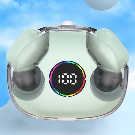 Wireless Earbuds With Long Battery Life Mini In Ear Sports Noise Cancelling Headphones