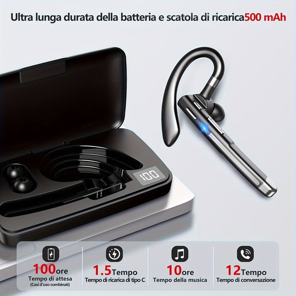 Wireless Earbuds Without Wires, Headphones with Wireless, Perfect for Interviews Lasting Up to 60 Days, an Excellent Christmas Present, Featuring Active Noise Cancellation, Extended Battery Life